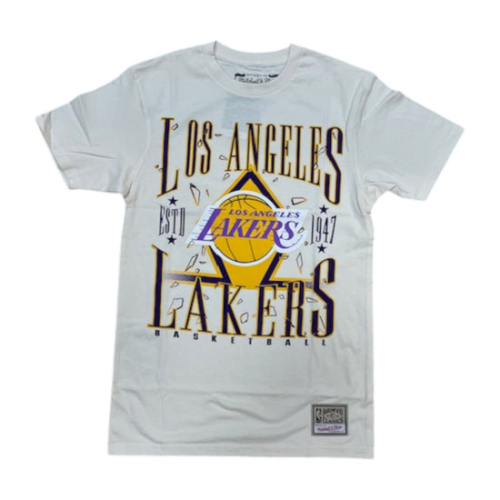 NBA SHATTERED TEE LAKERS