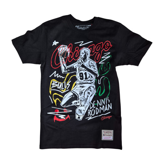 NBA CHALKED UP TEE RODMAN